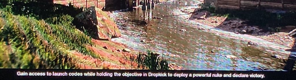 Dropkick nuke message in BOCW