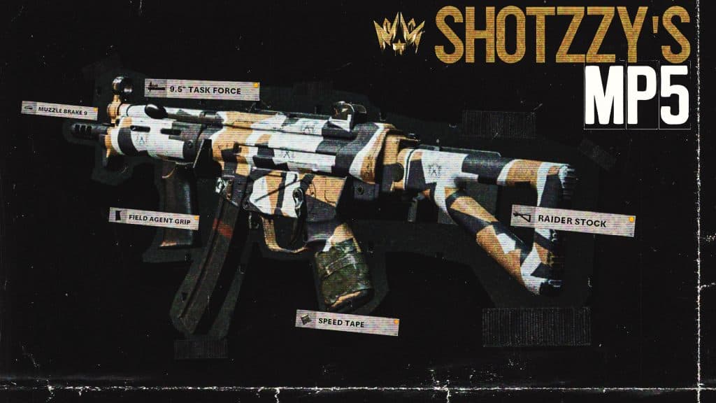 Dallas Empire Shotzzy MP5 Loadout Black Ops Cold War