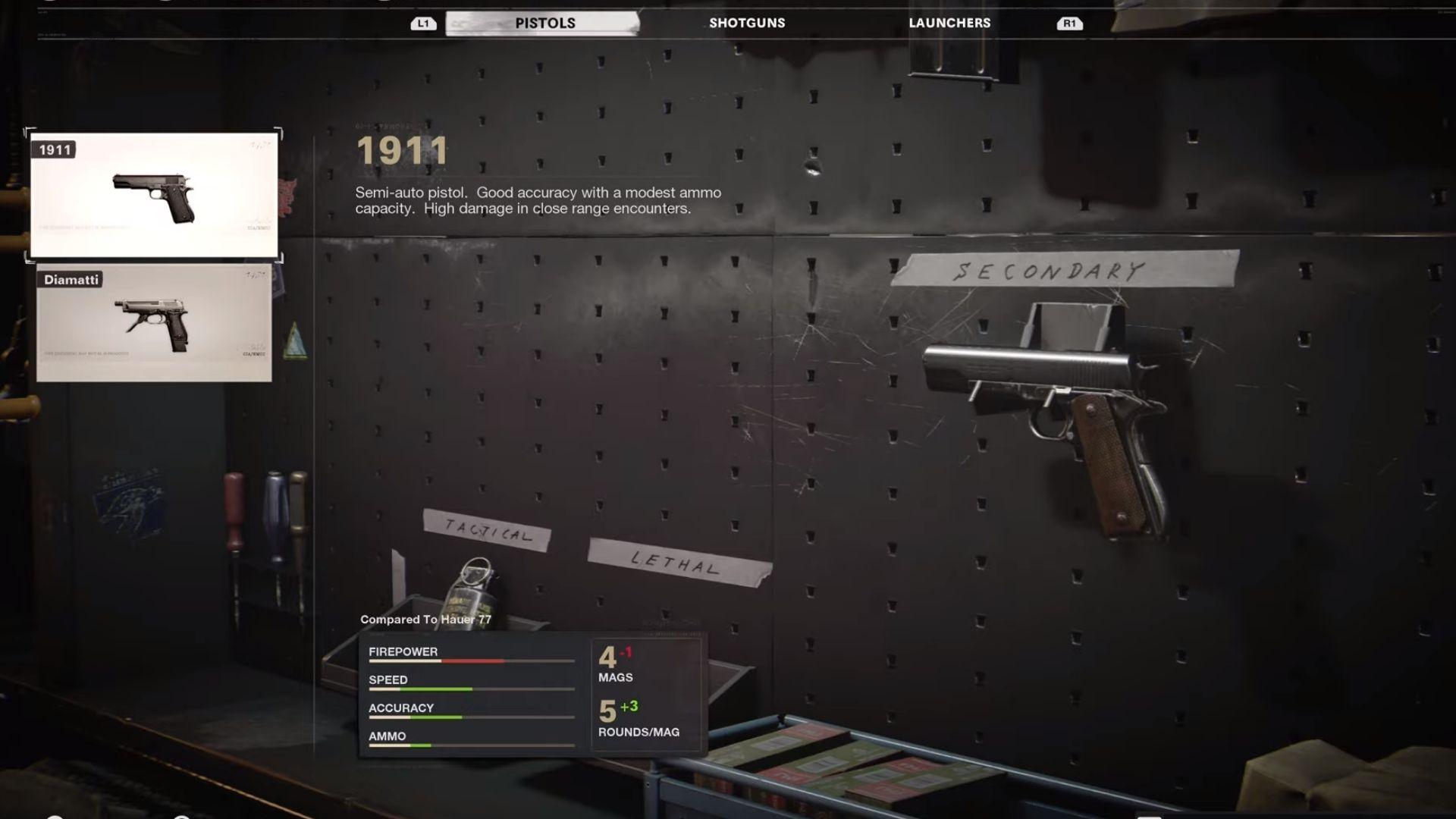 1911 in cod black ops cold war