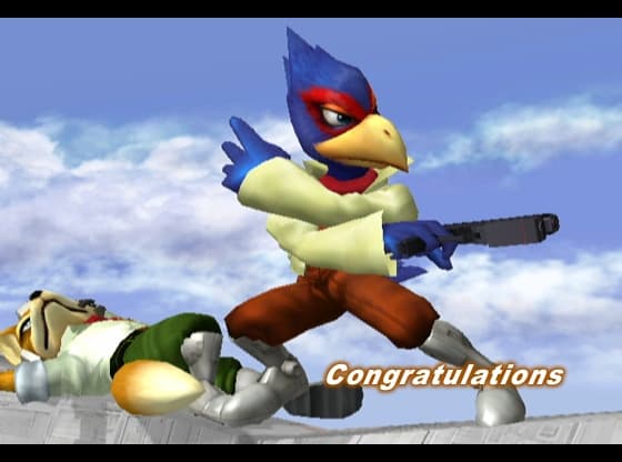 Fox and Falco from Smash Bros