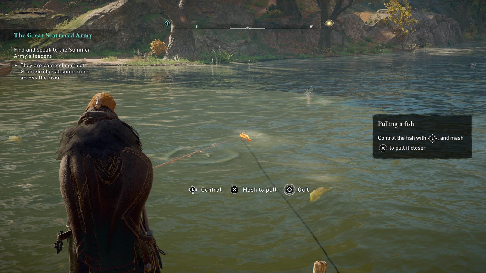 Fishing in Assassin's Creed Valhalla