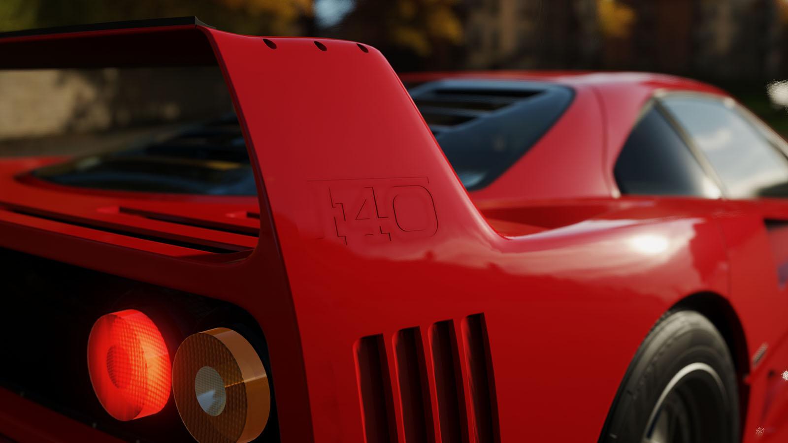 Horizon 4 Ferrari F40 details