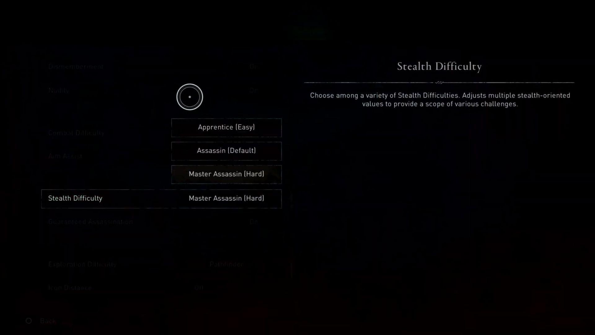 combat difficult settings in assassin's creed valhalla