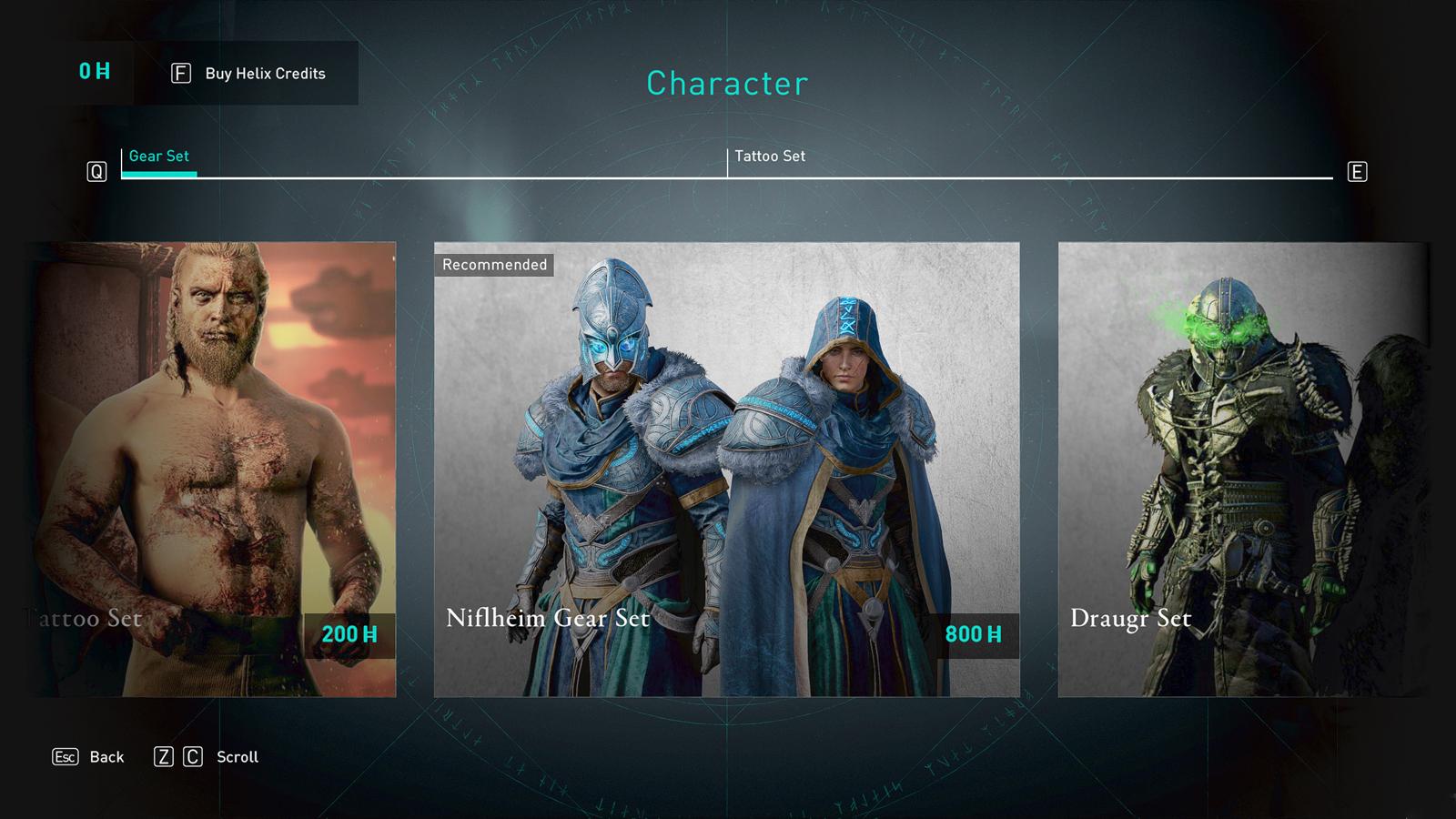 Niflheim Set in Assassin's Creed Valhalla store