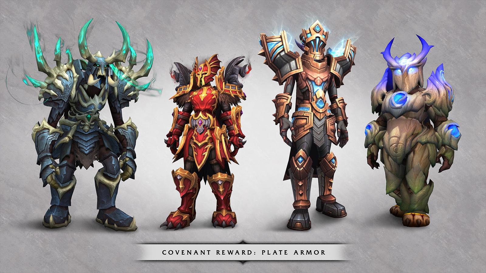Picture of Plat Armor rewards for Covenants
