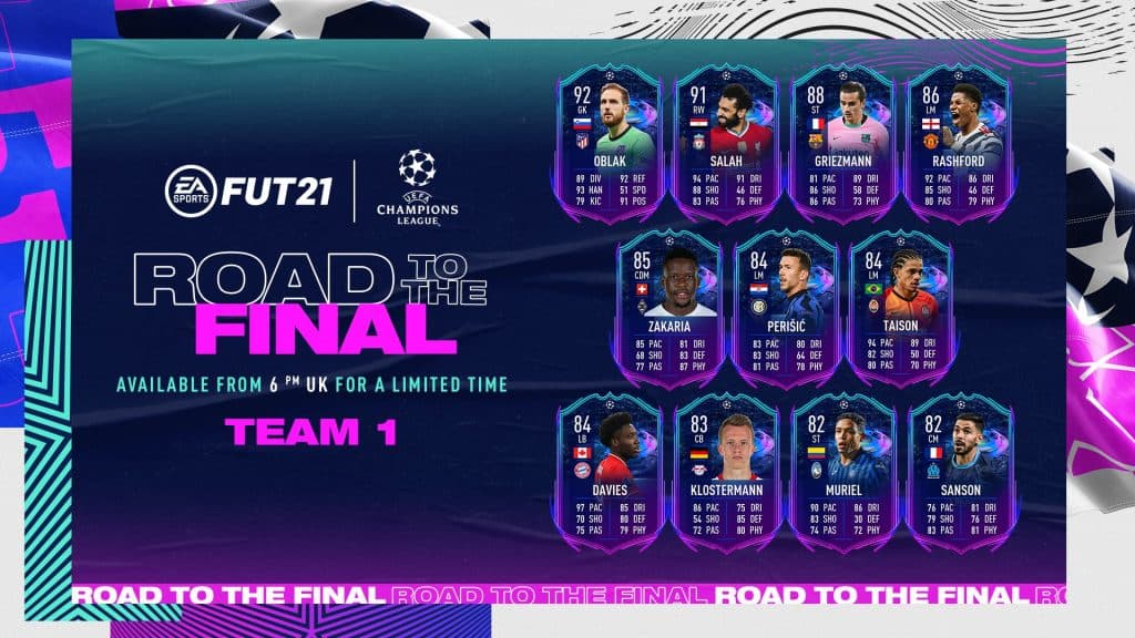 Road to the Final Team 1