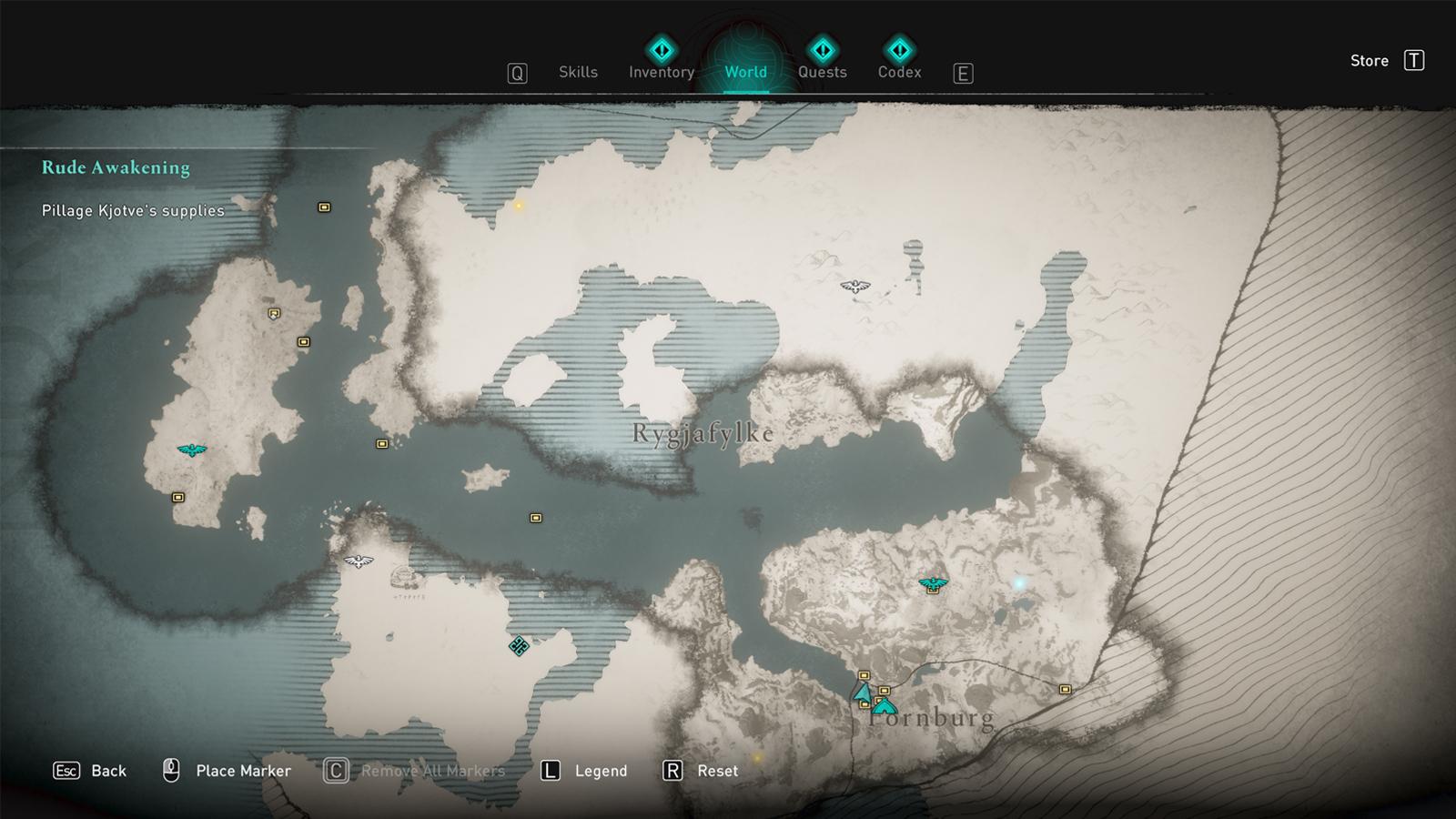 All Assassin's Creed Valhalla Rygjafylke Wealth, Mysteries, and Artifacts  locations map - Polygon