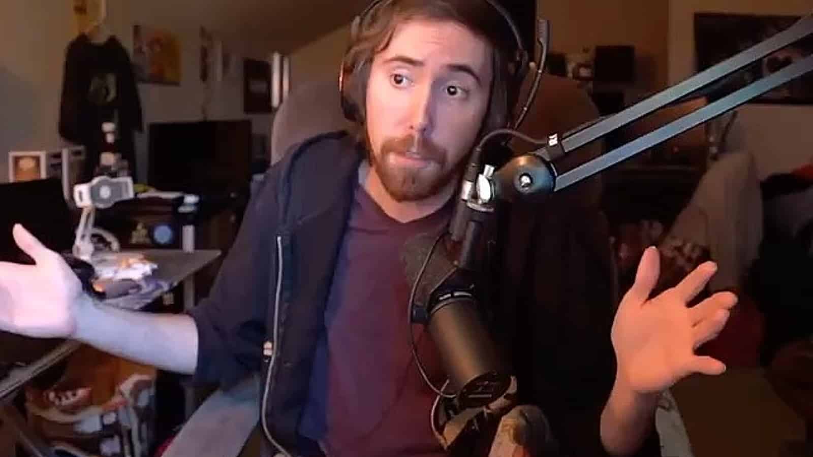 asmongold in Twitch stream