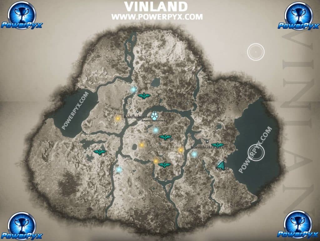 Map of Assassin's Creed Valhalla compared to - Maps on the Web
