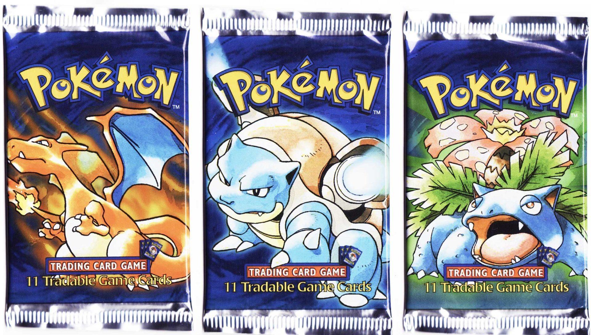 Pokemon Cards TCG Baset Set booster packs