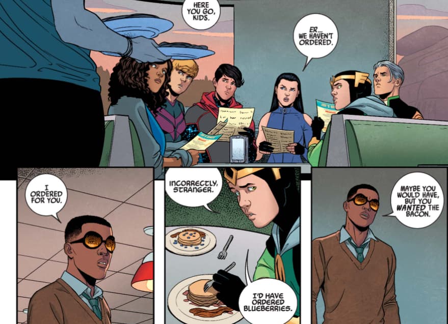 Blueberry Waffles in Young Avengers