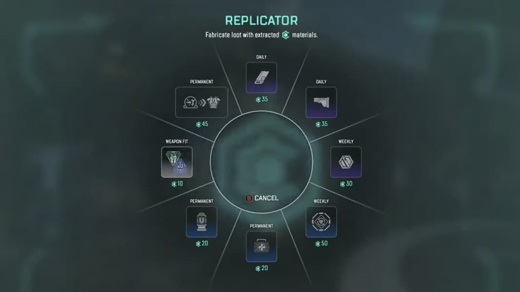 Apex Legends crafting options from Season 7 changes