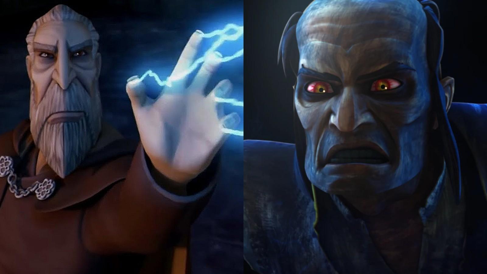 Count Dooku and Sifo-Dyas in Star Wars