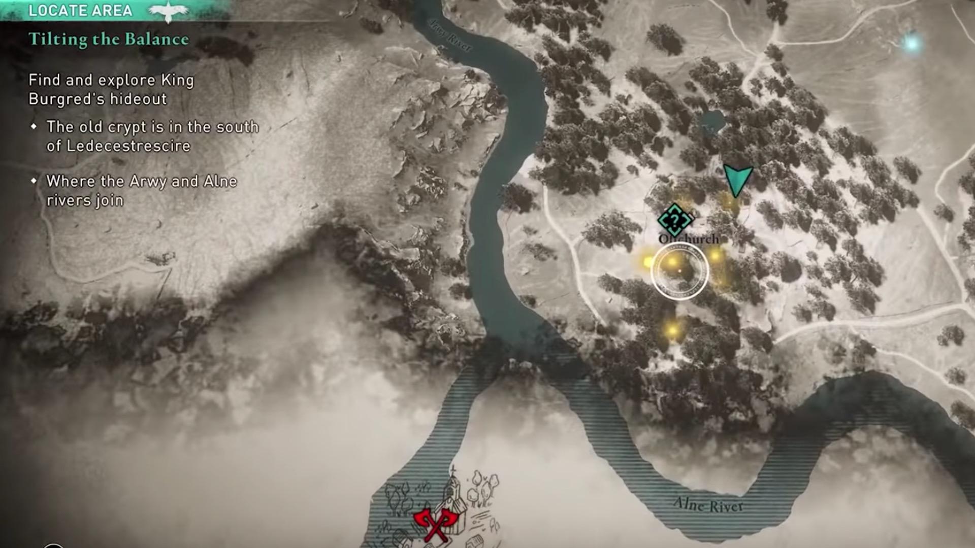 Sepulchor axe location in Assassin's Creed