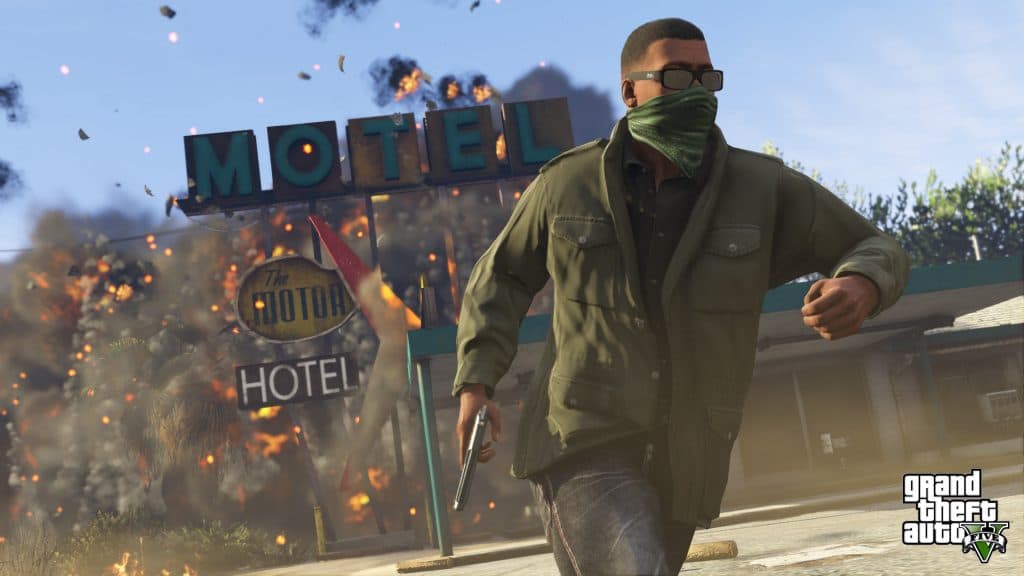 GTA Online explosion at motel