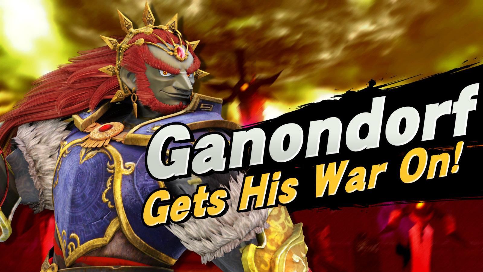 Ganondorf Smash Ultimate arrival screen