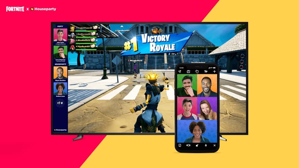 Fortnite houseparty video call feature