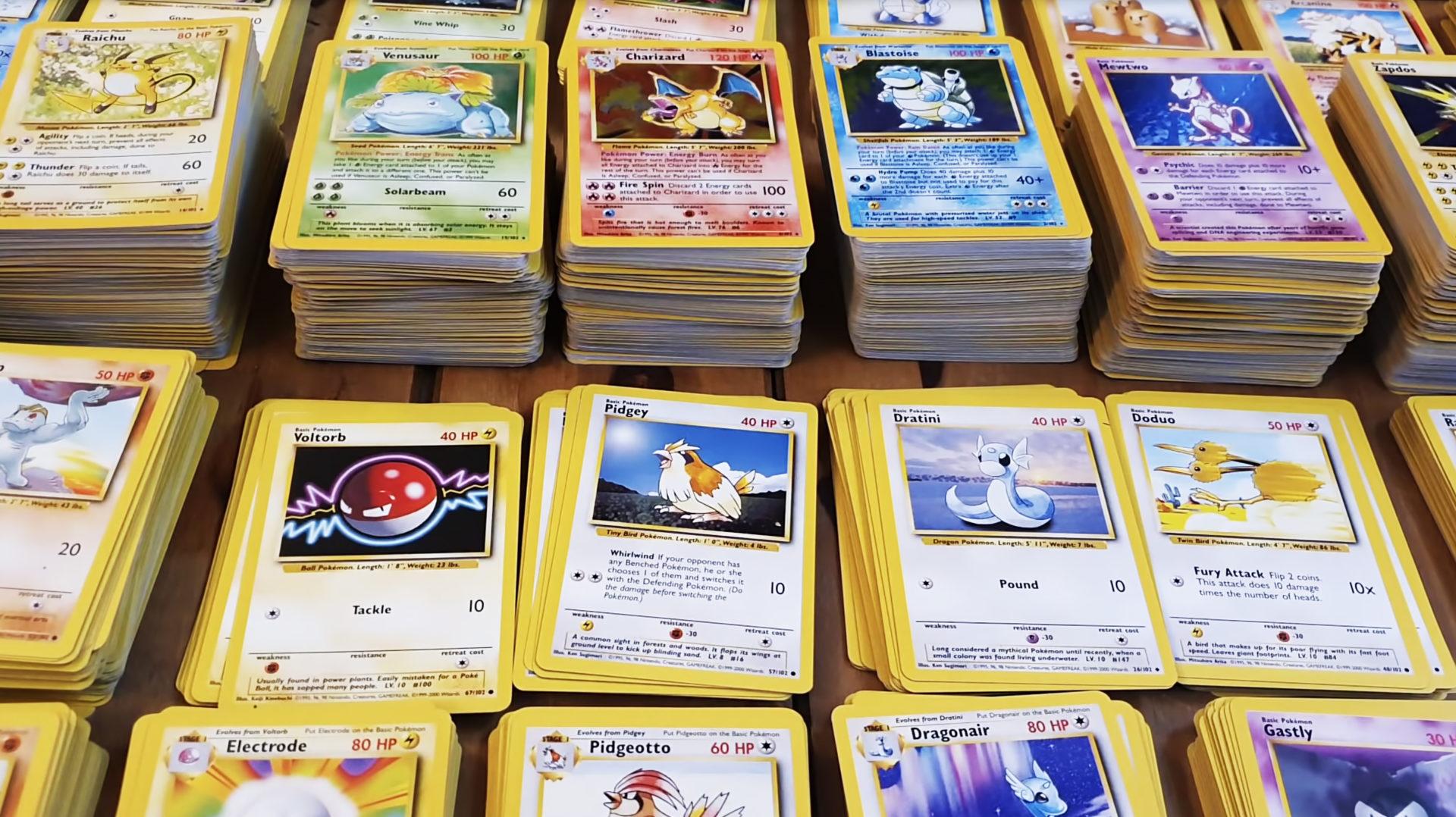 Screenshot of Pokemon Trading Card Game collection worth millions.