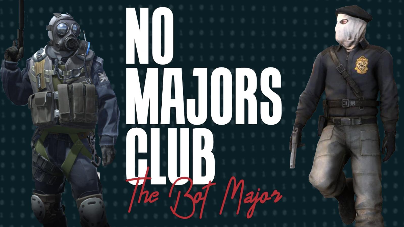 The No Majors Club Both Major logo