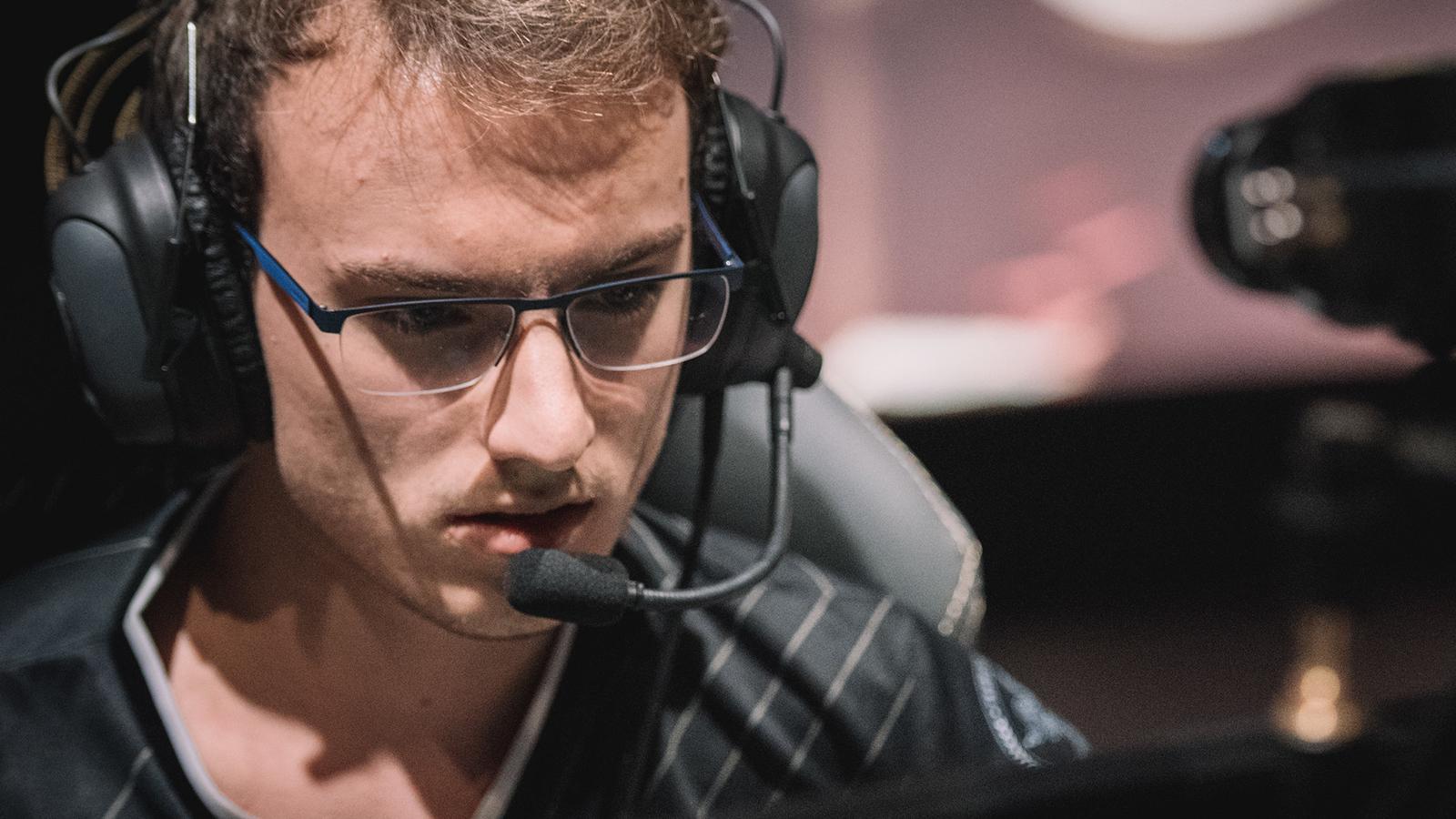 Perkz players on stage for G2 Esports at MSI 2019.