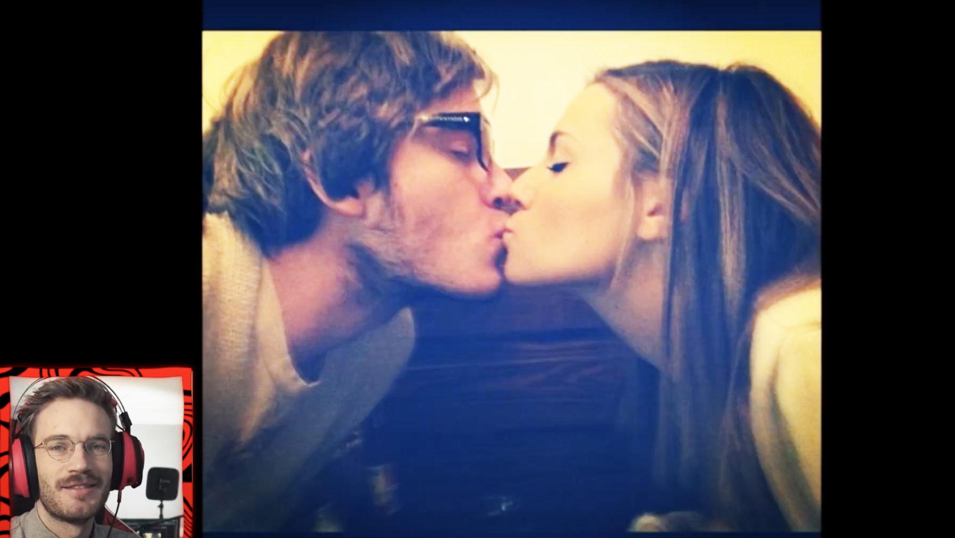 PewDiePie reacts to Instagram photo of him and Marzia.