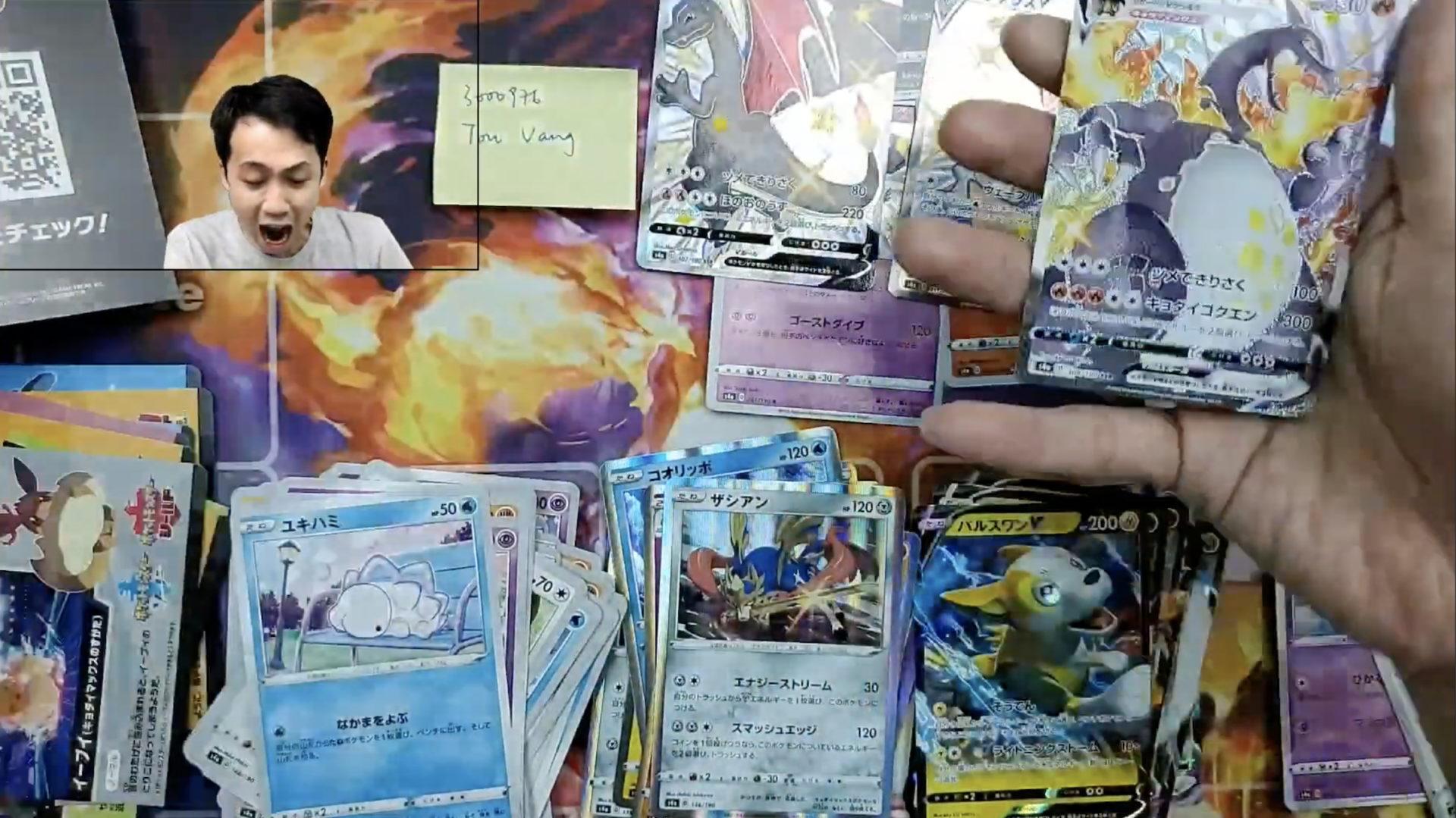Pokemon YouTuber loses it after pulling a Charizard card. 