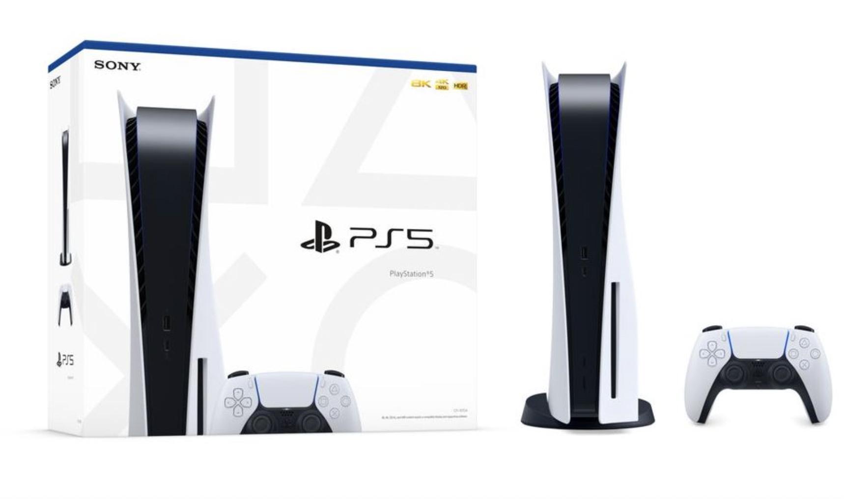 PlayStation 5 console and its retail box.