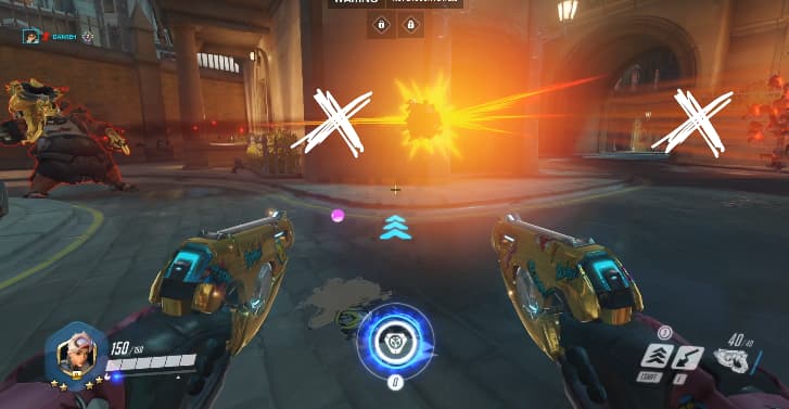 Roadhog secondary primary fire on King's Row