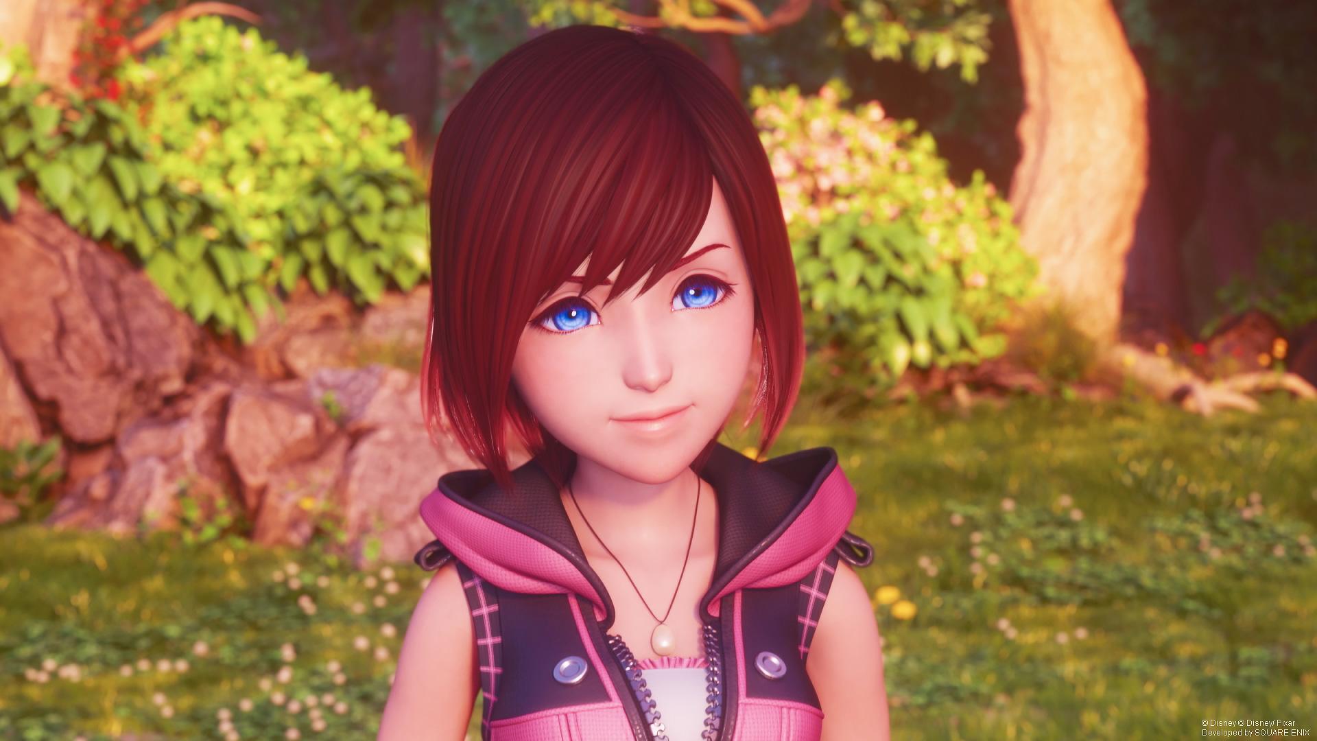 Kingdom Hearts III screenshot of Kairi. 