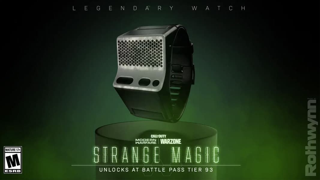 Stange Magic watch in Call of Duty Modern Warfare