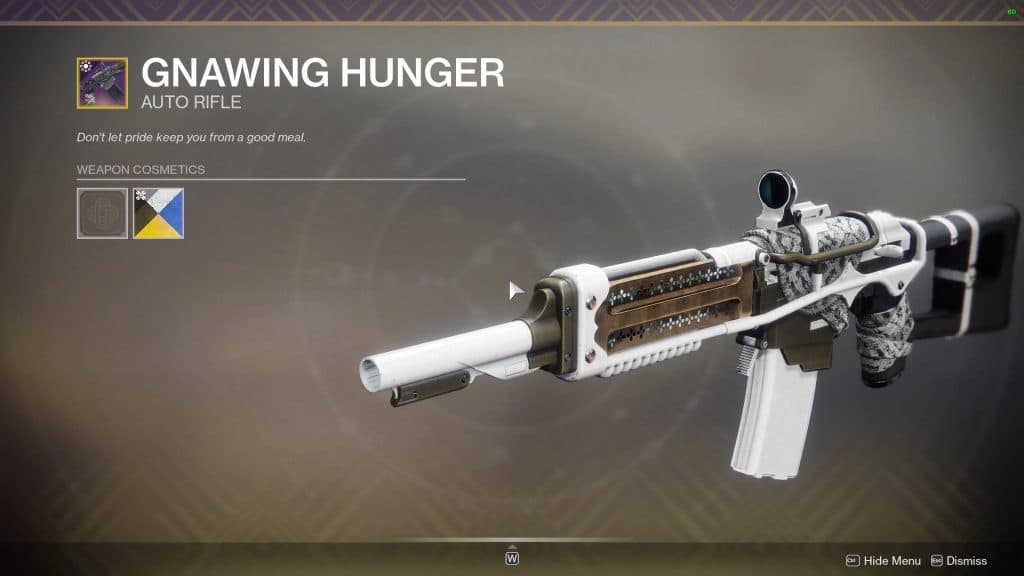 Destiny 2 Gnawing Hunger