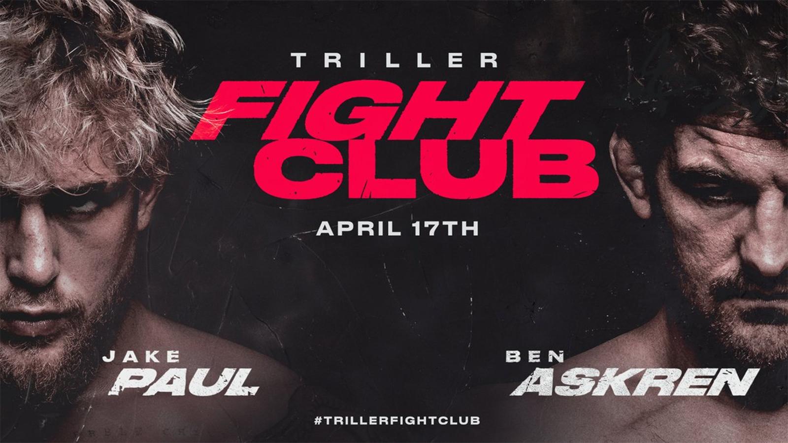 Jake Paul vs Ben Askren fight promo poster