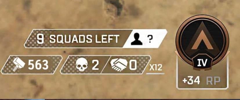 A mock-up design showing how the in-game damage tracker could look in Apex Legends.