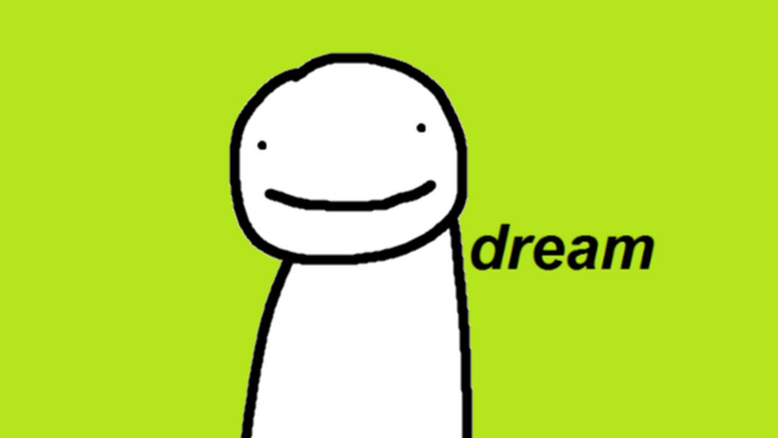 Dream's avatar is shown against a green background.
