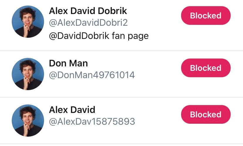 David Dobrik twitter bot