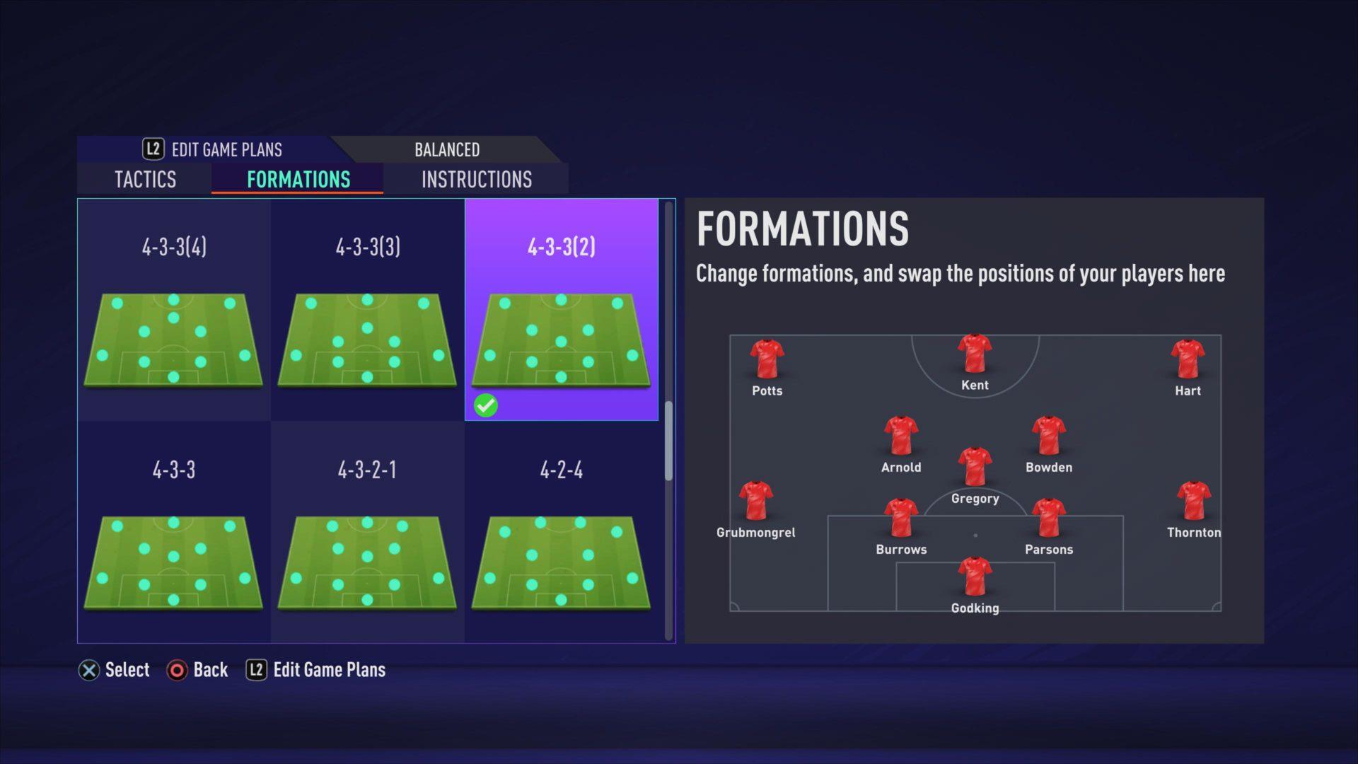 FIFA 21 Pro Clubs Custom Tactics