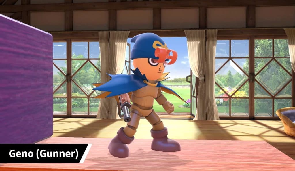 Geno Mii Fighter outfit in Smash Ultimate