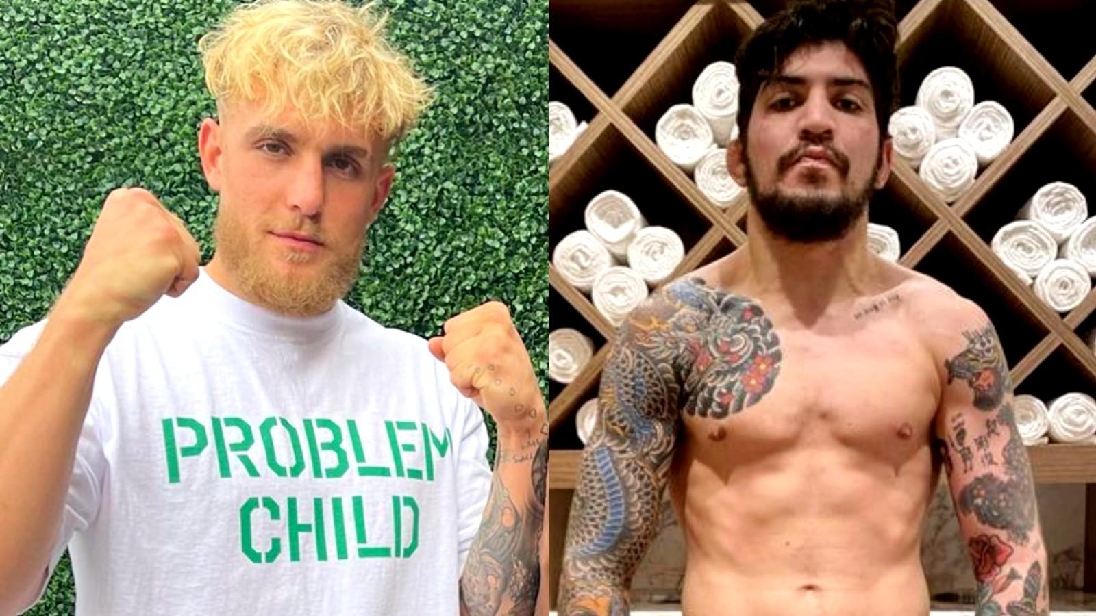 Jake Paul and Dillon Danis side by side