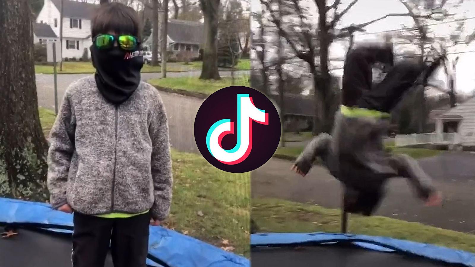 Child goes viral on TikTok for backflip video