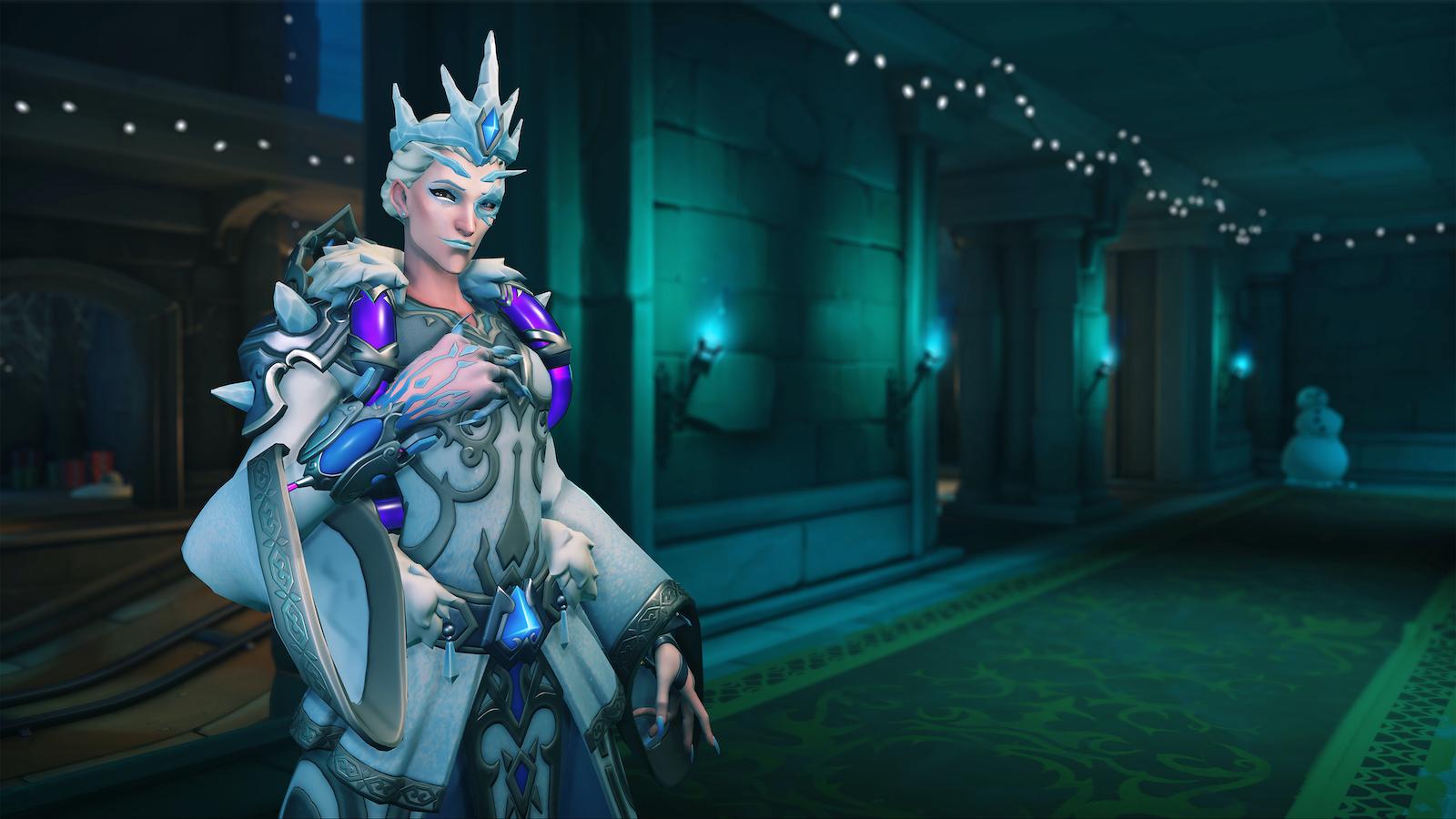Ice Empress Moira Overwatch Winter Wonderland