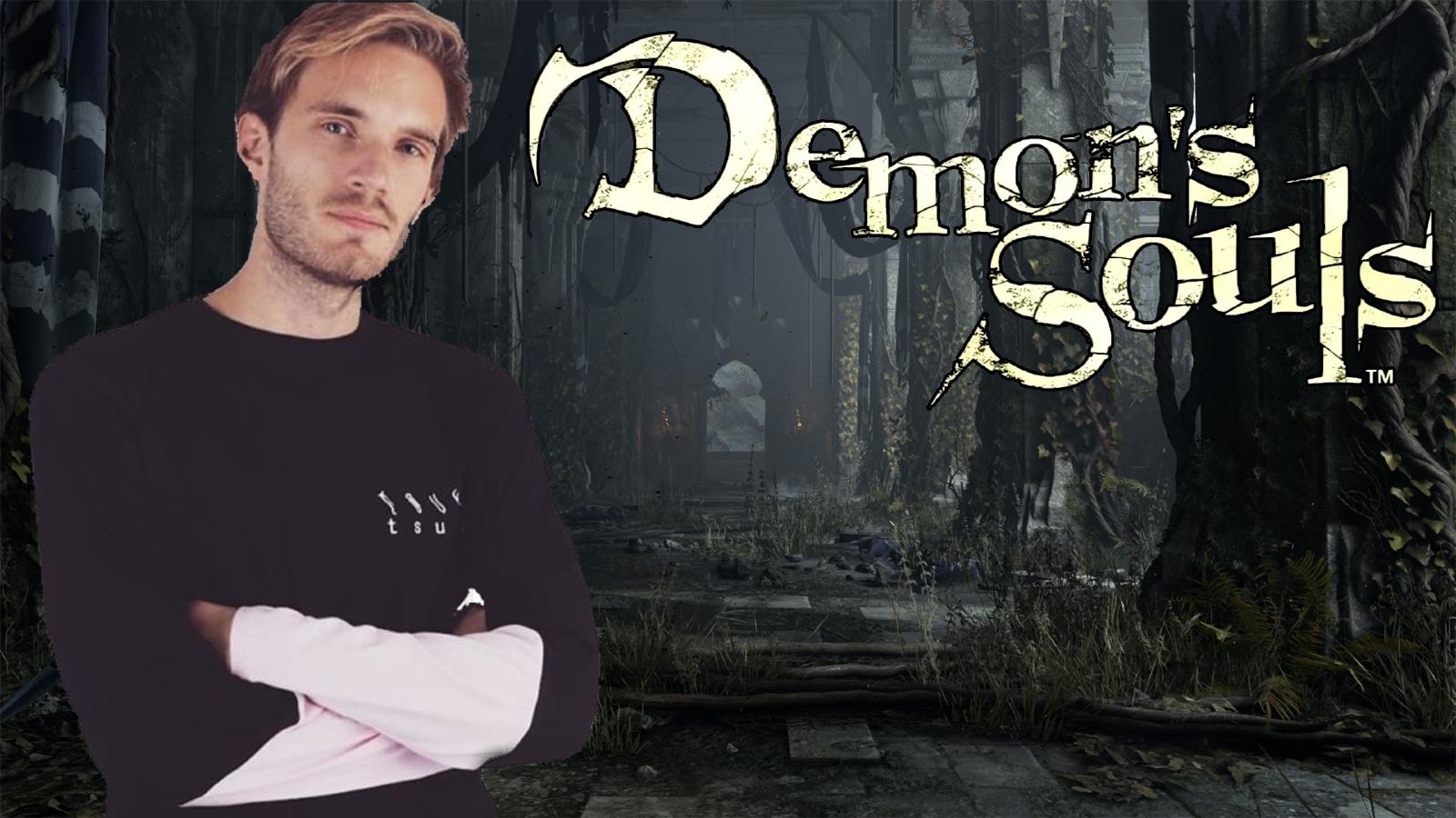 PewDiePie Demon's Souls Stream