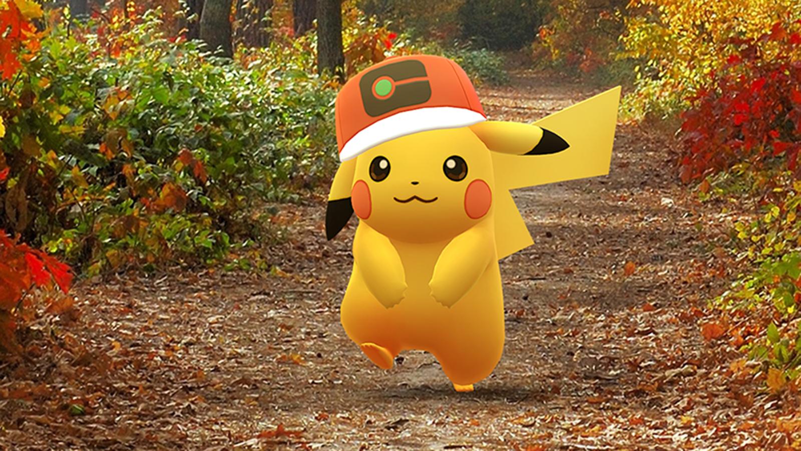 Pokemon Go Pikachu Ash hat