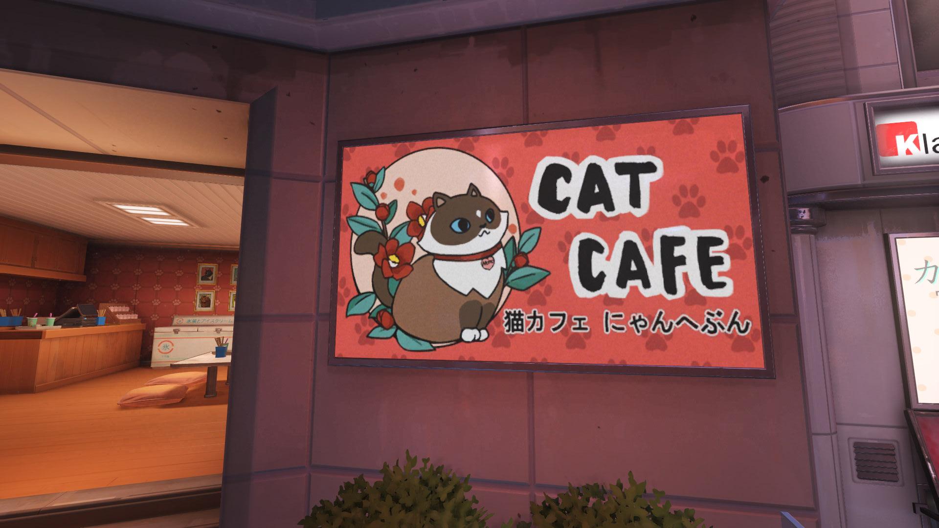 Kanezaka Cat Cafe Overwatch