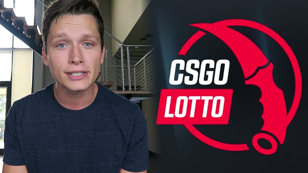 TmarTn next to CSGO Lotto Logo