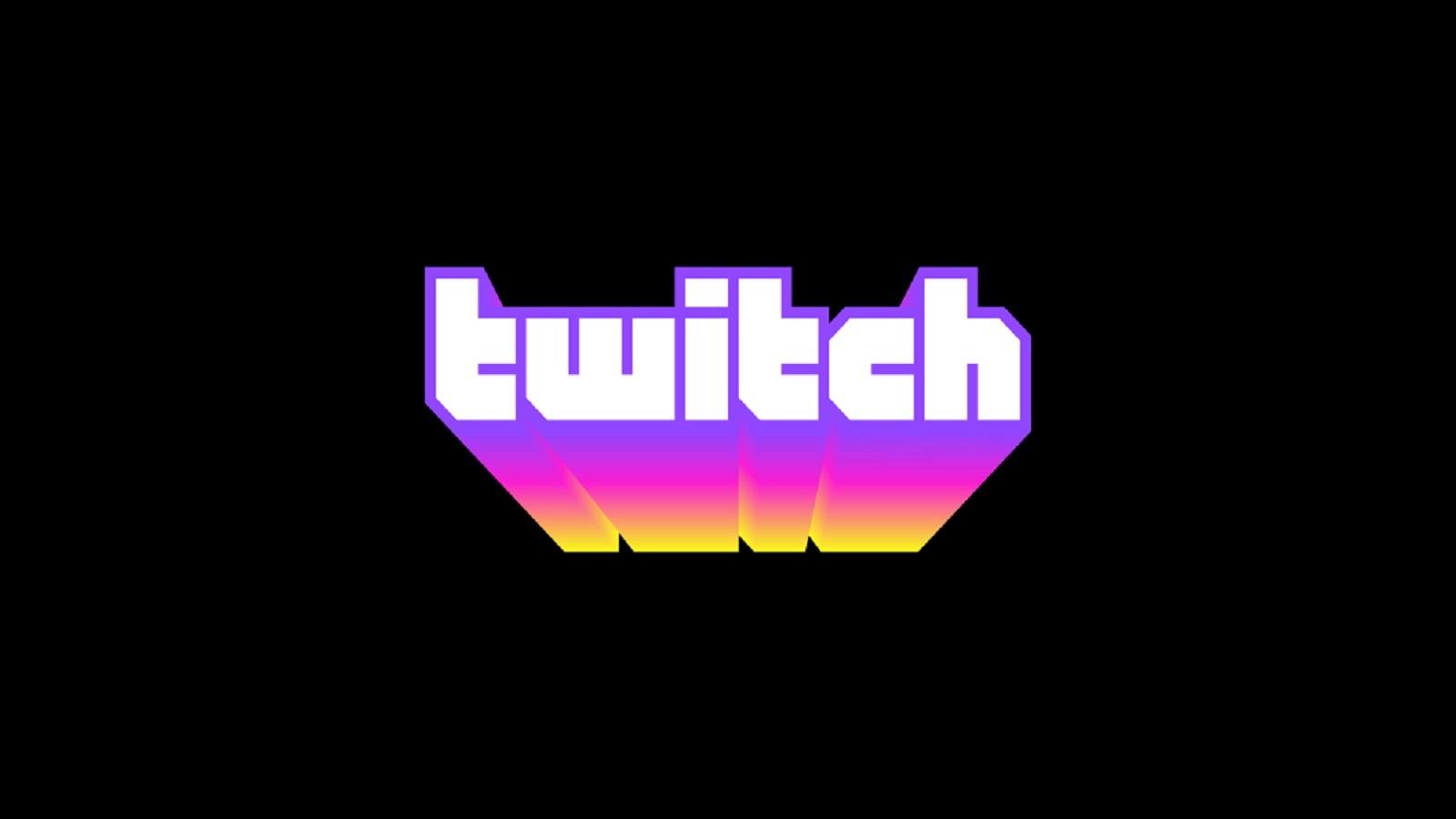 An image of the Twitch Logo displayed on a black background