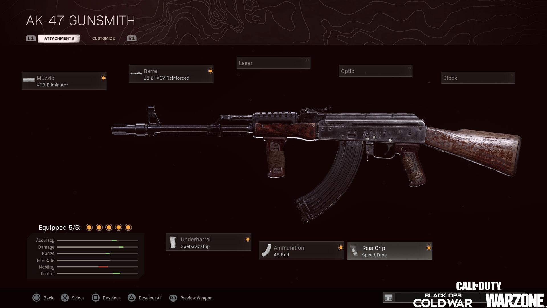black ops cold war ak47 in warzone