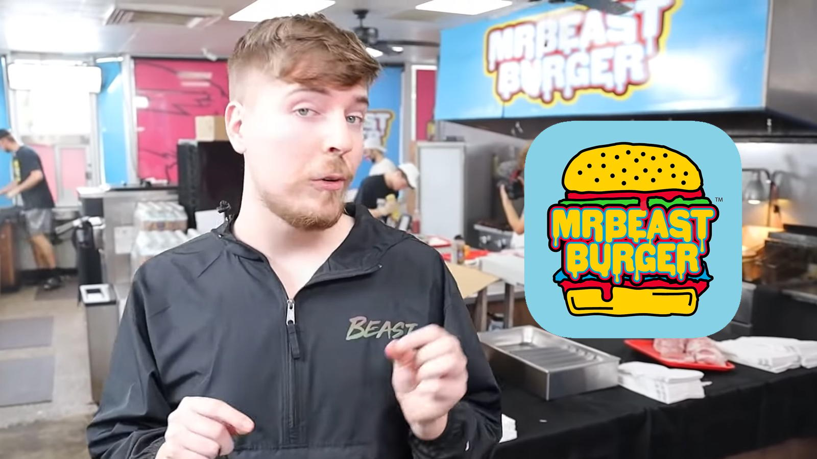MrBeast Burger opening
