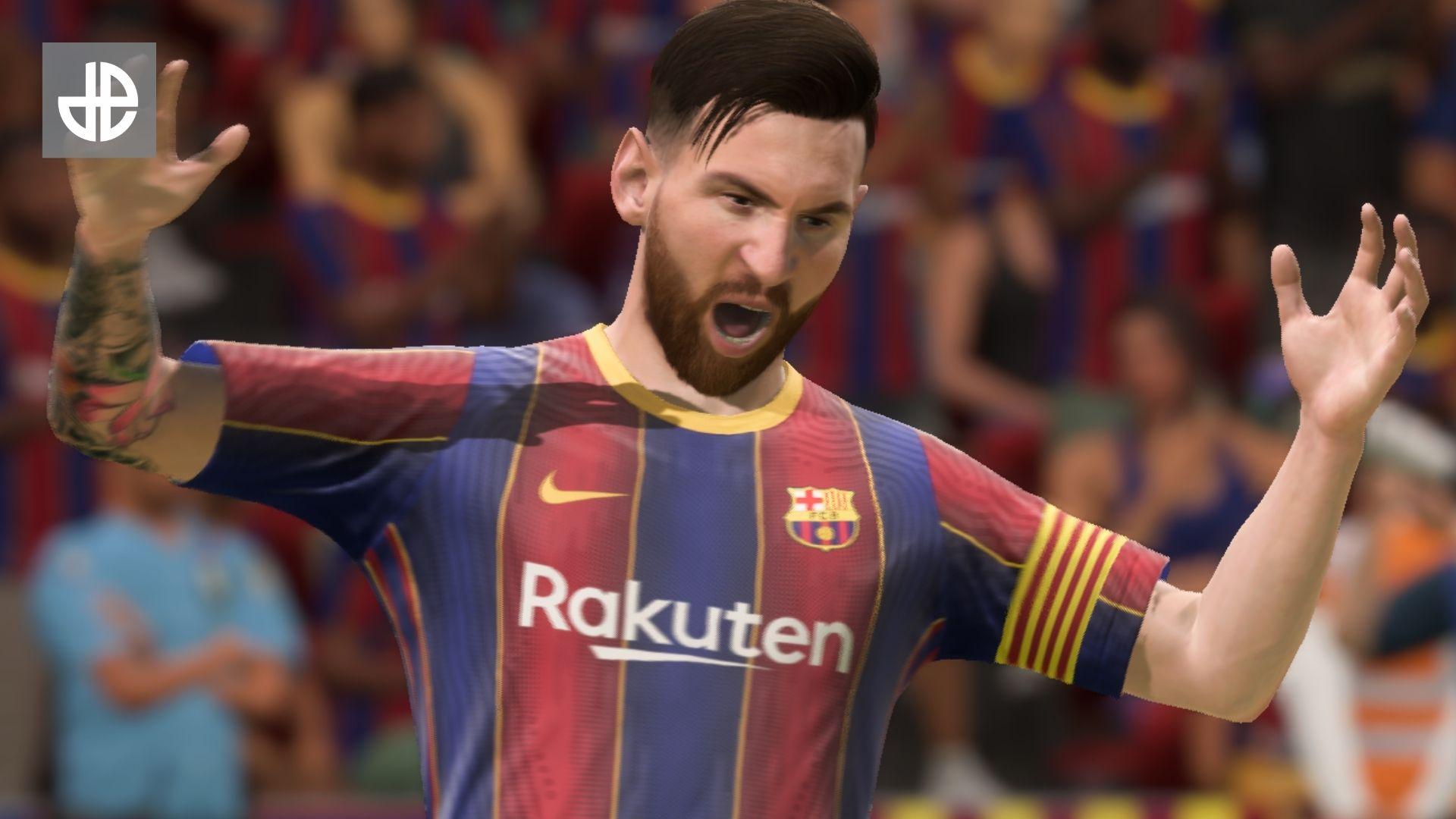 Lionel Messi furious at EA SPORTS nerf in FIFA 21 Ultimate Team.