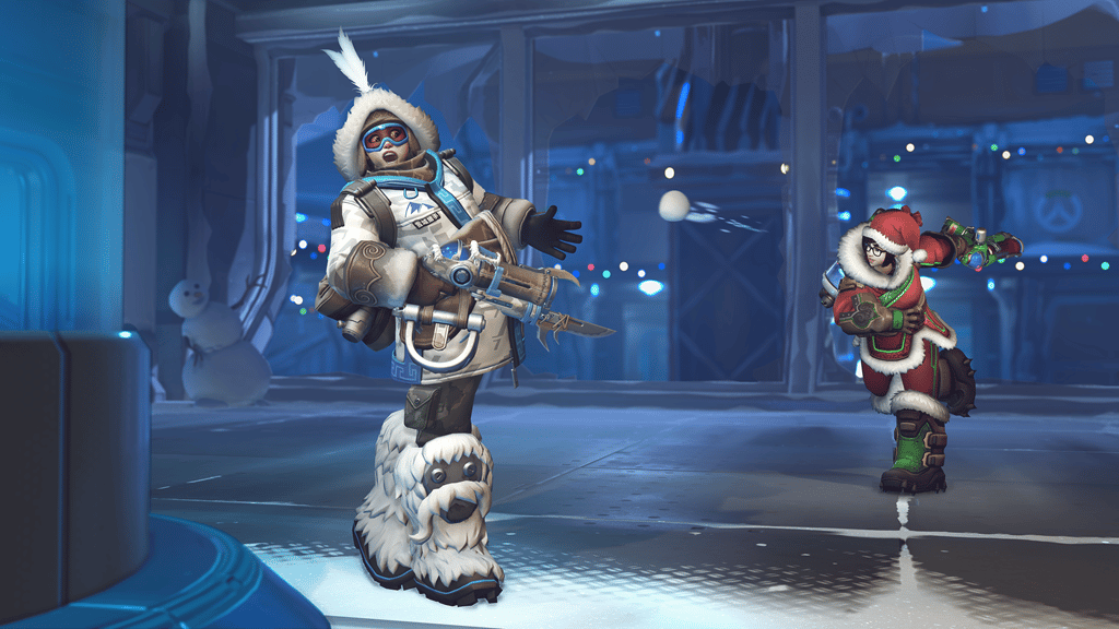 Mei hit with snowball in Overwatch