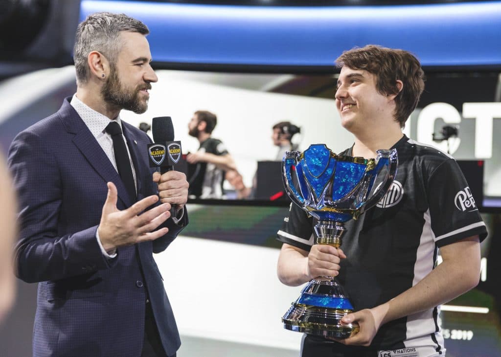 Ablazeolive playing for TSM Academy in LCS 2019
